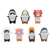 12PCS 5cm Sonny Angel Blind Box Shark Cat Series Anime Figures Room Ornaments Children's Christmas Gift High Quality Ornaments